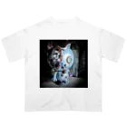 MAMES / SUGMの廃墟の遊具　ボタン Oversized T-Shirt