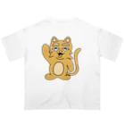 須田ふくろうの素直な猫のスナネコ オーバーサイズTシャツ