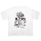 ユカイナミライ舎yukainamirai-miraixxxのトランプ猫兵 オーバーサイズTシャツ