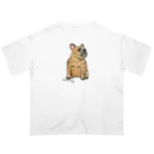 noe_to_meg (ノエとめぐ)のきょろりフォーンブヒ Oversized T-Shirt