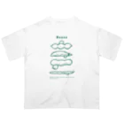 Aランチサラダ付SHOPの夏のbeansさん Oversized T-Shirt