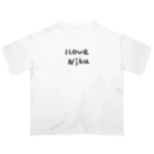 星好き⭐️のI LOVE NiKU オーバーサイズTシャツ