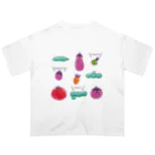 Aランチサラダ付SHOPの夏野菜たち Oversized T-Shirt