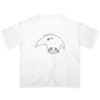 Smallfieldのゴエモンくんとアリクイ　BK-01 オーバーサイズTシャツ