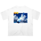 太郎丸の夏雲とラムネ オーバーサイズTシャツ