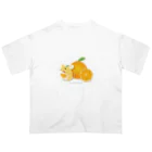 Mame WagonのChu Chu Orange オーバーサイズTシャツ