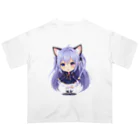 KAZAHANAのネコ耳ふぅちゃん Oversized T-Shirt