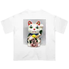 GENRYUの招き猫・恵比寿天 オーバーサイズTシャツ