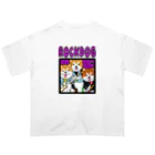 ZUKINDOGSの柴犬ギターバンド Oversized T-Shirt