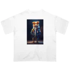 🔥AI art shop🔥のやんちゃな学生風の子犬 Oversized T-Shirt