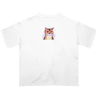 たかこのかわいい猫　ティナちゃん オーバーサイズTシャツ