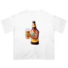 ssggrrのビール乾杯くん Oversized T-Shirt