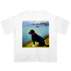 saroraのモネの犬 Oversized T-Shirt