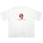 shounan-comの「りんごちゃ～ん」Tシャツ他 オーバーサイズTシャツ