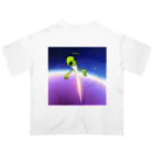 献血するドラキュラの宇宙人シリーズ オーバーサイズTシャツ