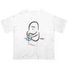 NYAGO NYAGO MARKETの新しい靴下を履いたオバケ オーバーサイズTシャツ