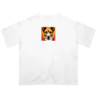 KURISANの可愛い犬です。 オーバーサイズTシャツ