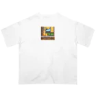 getprizeのドット絵の猫 オーバーサイズTシャツ