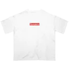 熱帯デザイン.com@SUZURIの【ボックスロゴ】Sumatera（スマトラ）RED オーバーサイズTシャツ