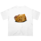 うさぎのうみちゃんねるショップの行楽のお供にお稲荷うさぎ-うさぎのうみ Oversized T-Shirt