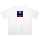 ちょいこげぐらたんの【デジタルムーン】 Oversized T-Shirt