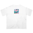 TAXI_MANのセンチメンタルバーカウンター オーバーサイズTシャツ