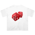 COOL&SIMPLEのRed Dice オーバーサイズTシャツ