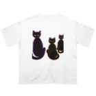 horoscope のネコクロ オーバーサイズTシャツ