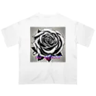 vieのBLACK_rose Oversized T-Shirt