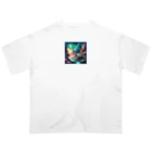 tyoppaの幻想的な風景 オーバーサイズTシャツ
