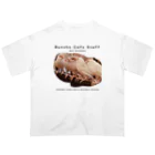 buncho_osaka dot-kitchenの文鳥カフェスタッフTシャツ／文鳥会議 Oversized T-Shirt