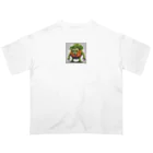 yasu_zatoの野菜の怪物 オーバーサイズTシャツ