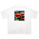 DapperMixの珊瑚の楽園、美魚群グッズ オーバーサイズTシャツ