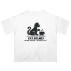  cat Holmesのdaily life at home Oversized T-Shirt