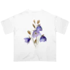 Atelier Petrichor Forestのキキョウ Chinese bellflower オーバーサイズTシャツ