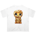 NeoNestのWrapped Wonders Halloween Collection: Mummy #05 オーバーサイズTシャツ