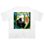 ChromastrAlのDigital Jungle Oversized T-Shirt