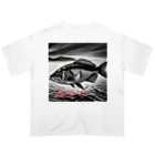 kenmzareonの魚やで Oversized T-Shirt