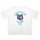 LONESOME TYPE ススのLove❤️Dogs（アメリカンピットブルテリア・青鼻） Oversized T-Shirt