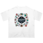 The Crafty CollectiveのThe Crafty Collective のロゴマーク オーバーサイズTシャツ