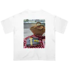 あいざわりさ子の限定商品　休日の朝 Oversized T-Shirt