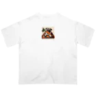 sa_ttyonnのにんじんを持つ パグ Oversized T-Shirt