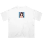 KSK SHOPの可愛い美少女イラスト Oversized T-Shirt