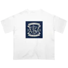 kokohorewanwanのUS navy Oversized T-Shirt