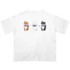 リキの3色柴犬 オーバーサイズTシャツ