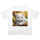 yoiyononakaの葡萄畑の番猫02 オーバーサイズTシャツ