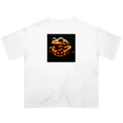 たさきたまいのカエルのロゴ オーバーサイズTシャツ