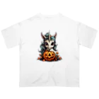 LCOMLのユニコーンもハロウイン オーバーサイズTシャツ