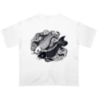 SADOM graphicsの二匹の鯉 Oversized T-Shirt