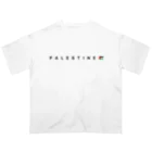 松や SUZURI店のFree PALESTINE 1 オーバーサイズTシャツ